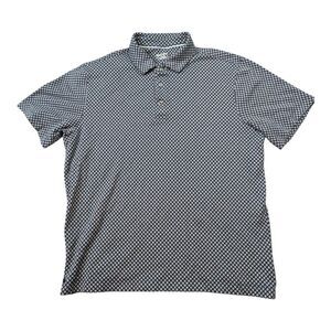 Untuckit Shirt Men’s Large Polo Short Sleeve Casual Geometric Print .